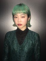 ロジェッタバイスノッブ(ROJETTA by snob) 【ROJETTA】グリーンヘアボブ