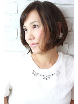 ヘアーアンドリラックス スウィート(Hair&Relax SWEET) 大人可愛い前下がりショートボブ/SWEET/上村知美