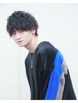 ザ サードヘアー 津田沼 (THE 3rd HAIR) 緩めスパイラルパーマッシュ