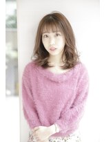 ルルディ バイ アフロディーテ銀座(luludi by APHRODITE)&nbsp;前髪/マチルダボブ/ピンクベージュ/インナーグレージュ/銀座