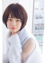 ラミ(L'ami)&nbsp;【東 純平】大人かわいい 小顔 ひし形ショートボブ