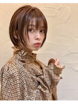 ユアーズ ヘア 恵比寿本店(youres hair)&nbsp;小顔カット　シャギー　骨格修正　ショートボブ