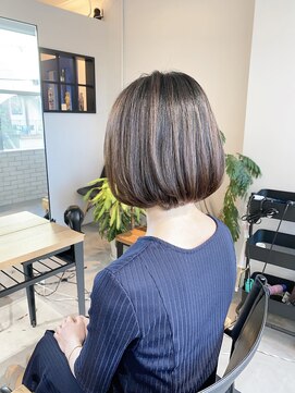 美容室 ツリー(Tree) ノンブローでおさまる大人ショート ボブ ロング Tree 本厚木