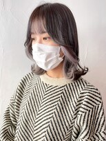 アイティー バイ アルバム 浦和店(IT by ALBUM)&nbsp;インナーホワイトシルバー_マロンベージュAラインボブ_ba318761