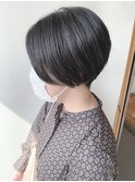 黒髪ハンサムショート/刈り上げショート/刈り上げ女子