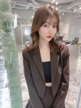 ジーナ 名駅(XENA.) 《xena/中島》春にぴったりなお顔周りで作る☆くびれヘア