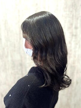 テトテ 門戸厄神店(tetote) 【tetote村山サロンスタイル】くびれセミディ