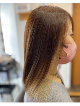 オダンゴヘアー(odango hair) インナーカラー