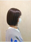 切りっぱなしボブ