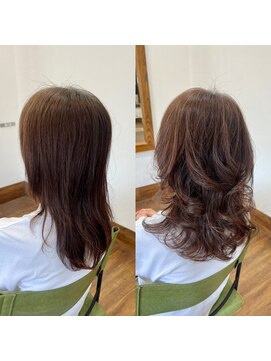 デュアル(dual) 50代悩み解決☆セミロングヘア 静岡市/葵区