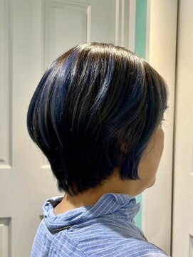 マティーナ ヘアー 池袋(Matina hair) 【ブルーバレイヤージュ】20代30代40代50代
