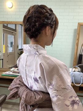 すみれ美容室 セットアレンジ