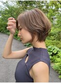 30代40代 広尾 南青山 白金 ショートボブ ハイトーン