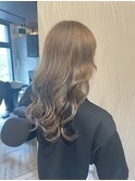ミルクティーベージュ「レイヤースタイル」