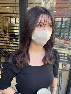 ガリカ 渋谷(Gallica) 【mami】透明感ラベンダーブラウン/ブリーチなしダブルカラー