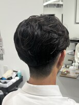 バース 梅田中崎町店(BIRTH)&nbsp;ニュアンスパーマセンターパートワンカールパーマ韓国メンズ