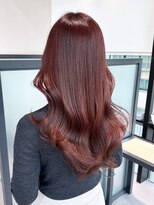 アイティーバイアルバム 北千住店(IT by ALBUM) ベビーピンクレイヤーロングデザインカラー_ba504671