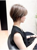 くびれショート/ベージュ/ ショートスタイル/名古屋【岡村大介】