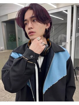 レコ 渋谷(LECO) ブリーチなしレッド