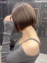 サイン 渋谷(SIGN)&nbsp;ボブレイヤーカットグレージュブリーチ無し