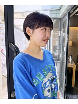 ハピネス 河原町店(Happiness) マッシュショート　ぱっつん前髪　京都美容室　進詩織
