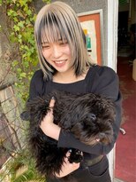 フィン(fin,)&nbsp;fin, ケアブリーチカラー/ハイトーン/ダブルカラー/パーマ/天神