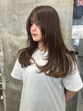 キング 高槻(K!ng) 縮毛矯正髪質改善ハイライトレイヤーカット枚方美容室エクステ