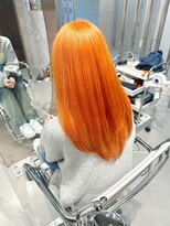 シアー(sheer) 《sheer /稲葉》オレンジカラー#ケアブリーチ#ダブルカラー