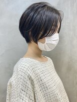 エリマ 調布(elima)&nbsp;ショートヘア顔周りレイヤーブリーチダブルカラーショートボブ