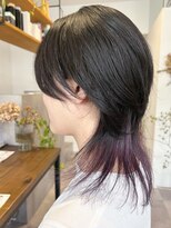 スナオ(sunao)&nbsp;ブルーバイオレット×ウルフカット