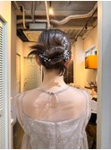 ひと癖加えるカチモリヘアアレンジ/お呼ばれヘア