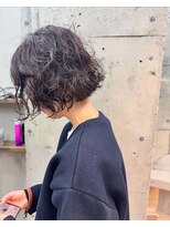 ビジュ(bijou)&nbsp;ボブパーマ/横須賀/横須賀中央/カット/ブリーチなしカラー/汐入