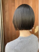 ケースプラスグリーン(CASE+GREEN)&nbsp;◎黒髪ナチュラルボブ