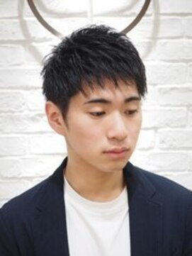 ヨシザワインク プレミアム 横浜 桜木町店(YOSHIZAWA Inc. PREMIUM) 黒髪爽やかメンズビジネススパイキーショート