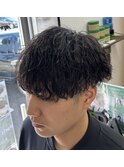 マッシュツイストシャドウパーマ
