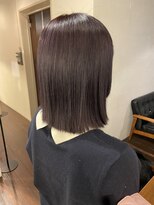 エーダブリューヘアー 三軒茶屋(aW hair)&nbsp;1ブリーチのダークバイオレット