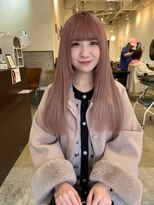 ラック 津田沼(LUCK)&nbsp;ペールピンクダブルカラーインナーカラーケアブリーチ
