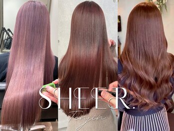 髪質改善SHEER.福岡天神店【7月31日　NEWOPEN（予定）】の写真/【ケアしながら美発色◎髪質改善カラーが得意】”美人見え”カラーもSHEER.式髪質改善カラーで美艶たっぷり