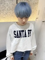 オプス 大名店(Ops)&nbsp;☆クールに振り切る×ペールブルー×マッシュ