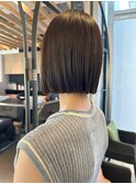 丸くならないボブ