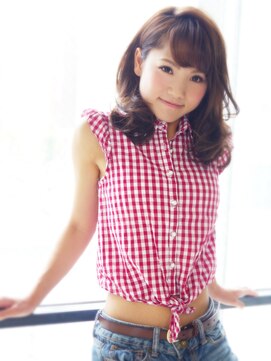 ヘア ジュレ ドゥ(hair jurer deux) 【ヘアジュレドゥ 松田】 カジュアル可愛いウェーブ