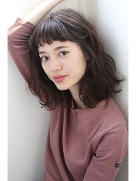 ナヌーク シブヤ(nanuk shibuya) 【nanuk】ショートバングの外国人風パーマ