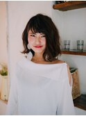 重めグラマラスボブ【小岩】