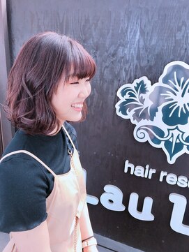 ラウラウヘアーリゾート(Lau Lau hair resort) 【LauLau 竹内】ナチュラルボブstyle☆☆