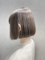 ジーナ セントラル銀座(Zina)&nbsp;【ZinaCENTRAL】イメチェン毛先パーマ耳かけ×フォギーベージュ