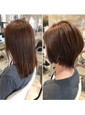 ショート×プレミアム縮毛矯正
