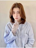 フェイスレイヤー/大人ミディアム/くびれヘア【アフロート緒方】