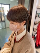コワファーストナガサキシャンプーボーイ(COIFF1RST NAGASAKI SHAMPOO BOY)&nbsp;大人可愛い20代30代40代黒髪前下がりショートボブ丸みショート◎