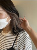 【恵比寿ro-ro】インナーカラー×ホワイトベージュ
