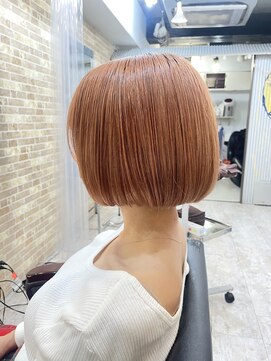 ペアル(PEAAL) 20代/30代/パツッとボブ/ぷつっとショート/ケアブリーチ/楽ちん